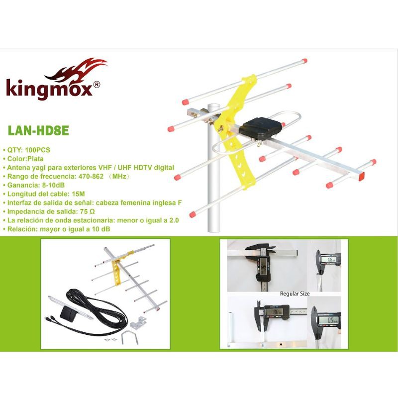 Haz clic para ver más imágenes LAN-HD8E