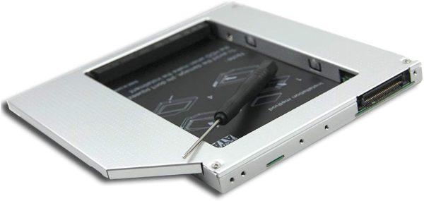 Segundo HDD Caddy 12.7mm SATA III 3,0 Para SSD De 2,5 " Notebook CD-ROM