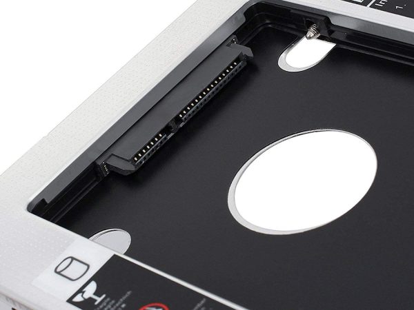 Segundo HDD Caddy 12.7mm SATA III 3,0 Para SSD De 2,5 " Notebook CD-ROM