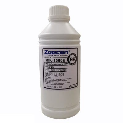 Tinta refil universal para sistema continuo / cartucho litro 1000ml