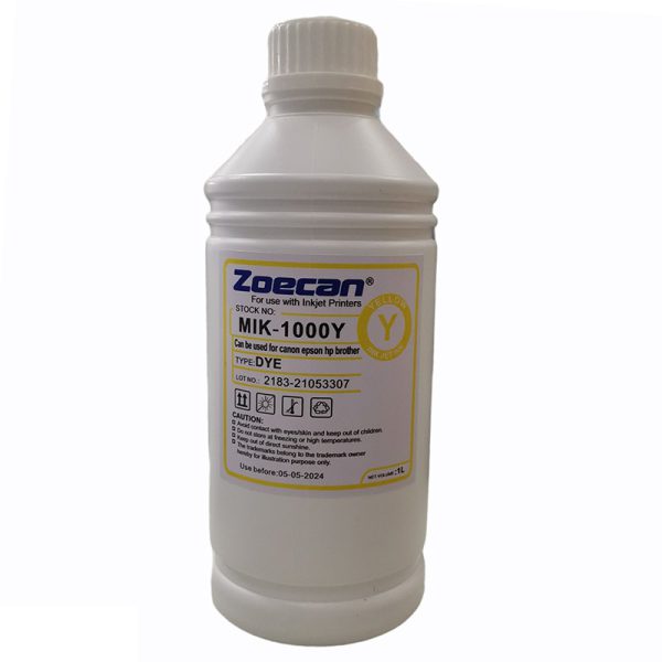Tinta refil universal para sistema continuo / cartucho litro 1000ml
