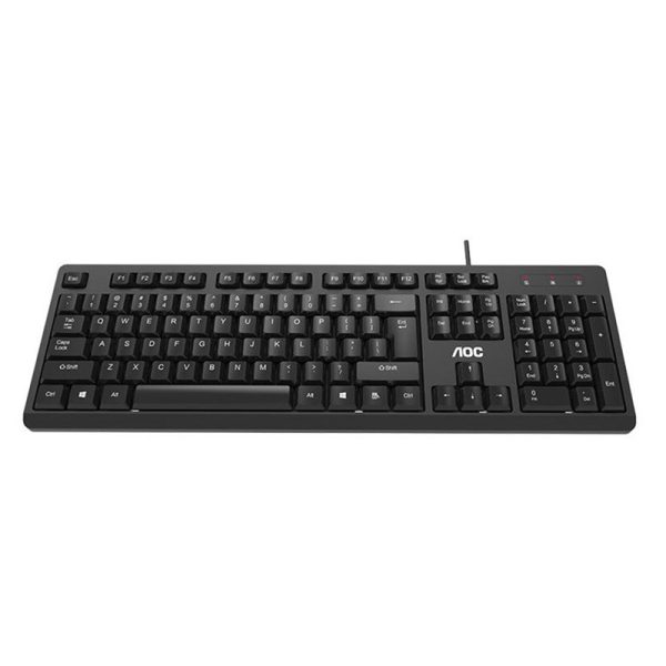 Teclado Con Cable Usb Kb161 Aoc Ingles