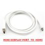 Cable Mini Display Port A Hdmi Con Convertidor 1.8metro