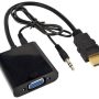 Adaptador Hdmi A Vga Con Audio