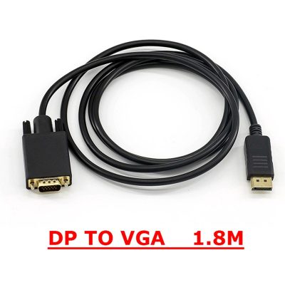 Cable display port a vga con convertidor 1.8metro