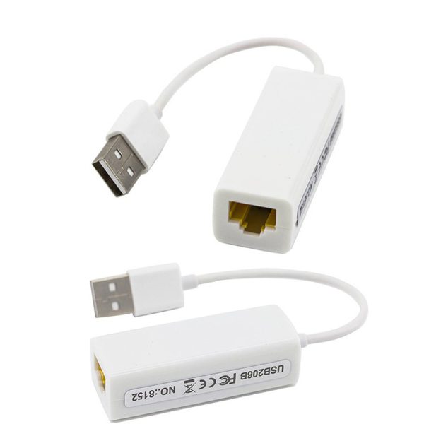 Adaptador usb2.0 a lan 10/100m