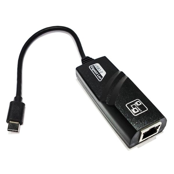 Adaptador tipo c a rj45 lan 10/100/1000mbps