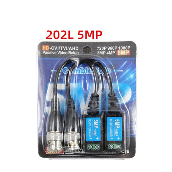 Cable video balun pasivo 202p 5mp