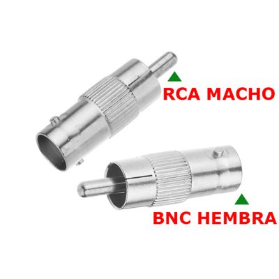 Adaptador BNC Hembra A RCA Macho