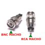 Adaptor BNC MACHO A RCA MACHO