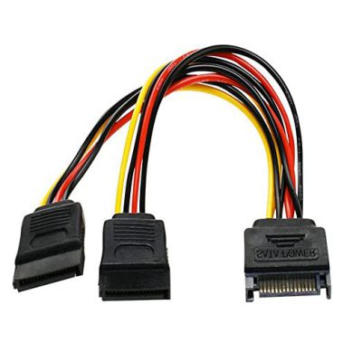 Adaptador de Corriente Sata 1A2 15Pin 20cm