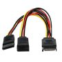 Adaptador de Corriente Sata 1A2 15Pin 20cm