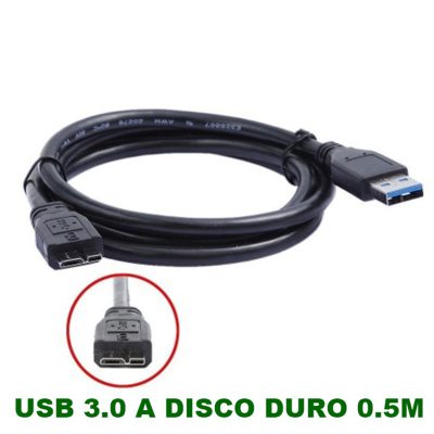 Cable para disco portati usb 3.0 macho a mahco