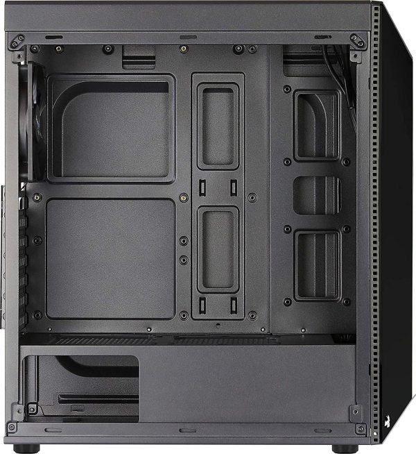 AEROCOOL SHARD-G-BK-V2 TEMPLADO VIDRIO, 4 VENTILADOR RGB