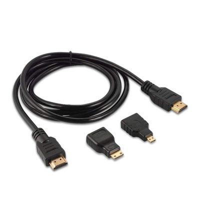 Cable Hdmi A Hdmi/Mini Hdmi/Micro Hdmi 3-In-1