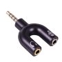 Adaptador 1 A 2 3.5mm Salida/Audio+Microfono