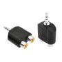 Adaptador 3.5mm Macho A 2Rca Hembra