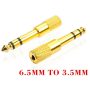 Adaptador 6.5mm Macho A 3.5mm Hembra