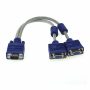 Cable vga 1 a 2 monitor diverso 15 pin