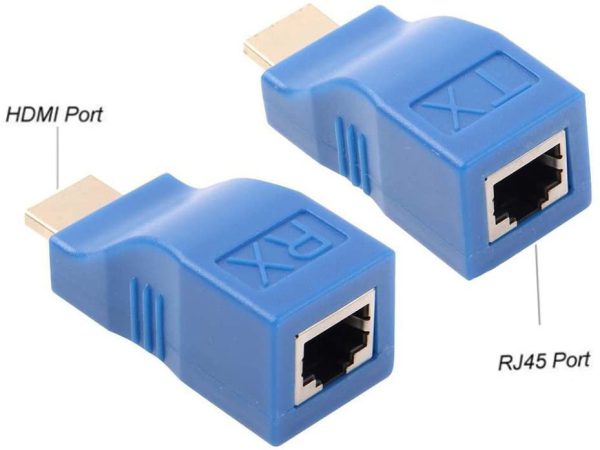 Adaptador Hdmi A Rj45 Extension 30 Metros (par)