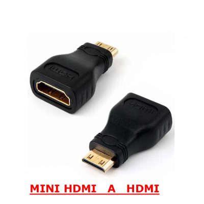 Adaptador Mini Hdmi Hembra A Hdmi Macho