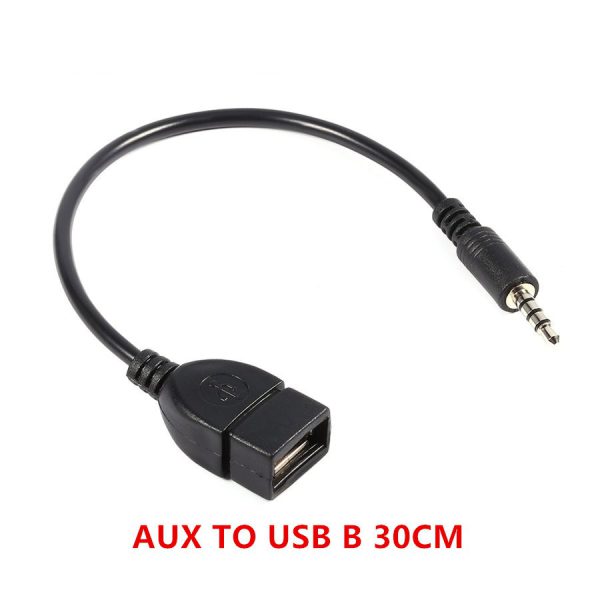 Cable Auxiliar A Usb Hembra 15cm