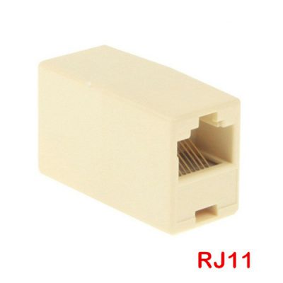 Adaptador Unión De Rj11 Hembra