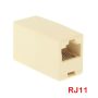 Adaptador Unión De Rj11 Hembra
