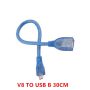 Cable OTG (V8 to USB B) 30cm
