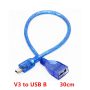 Cable OTG (V3 to USB B) 30cm