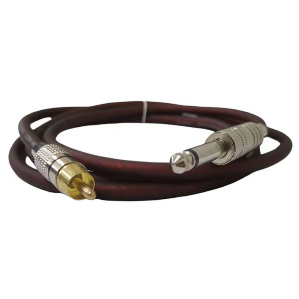 Cable 6.5mm 1/4 TRS Mono Macho A Rca Audio Jack Mono Macho