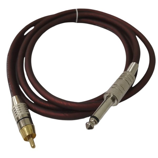 Cable 6.5mm 1/4 TRS Mono Macho A Rca Audio Jack Mono Macho