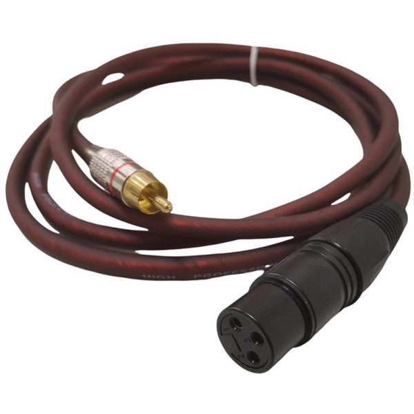 Cable XLR Hembra a RCA Macho