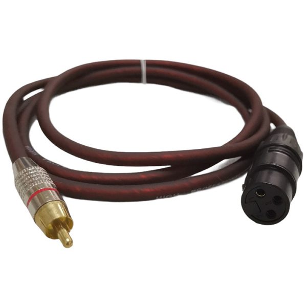 Cable XLR Hembra a RCA Macho