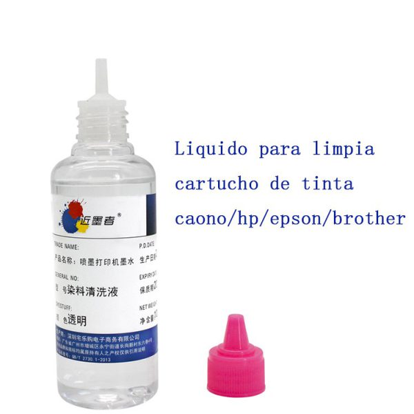 Liquido para limpia cartucho de tinta hp/canon/espon/brother 100ml