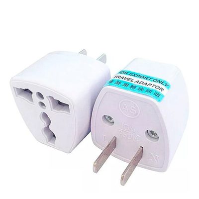 Adaptador Convertidor De Enchufe Con Plano