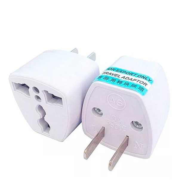 Adaptador Convertidor De Enchufe Con Plano