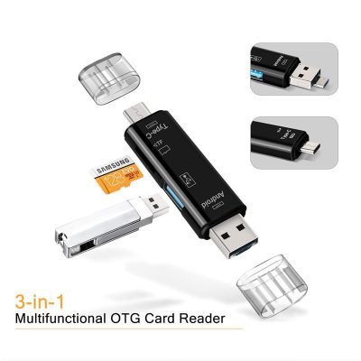 Hub usb micro usb v8 , tipo c, micro 5 in 1