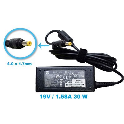 Cargador Laptop ACER/DELL 19V 1.58A 4.0*1.7MM 30W