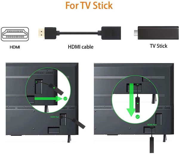 Cable Hdmi Macho A Hembra Version 2.0 11cm