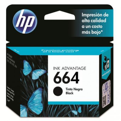 Tinta Original HP 664 Negro