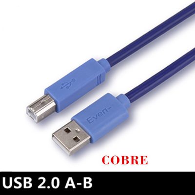 Cable usb 2.0 para impresora a pc cobre puro