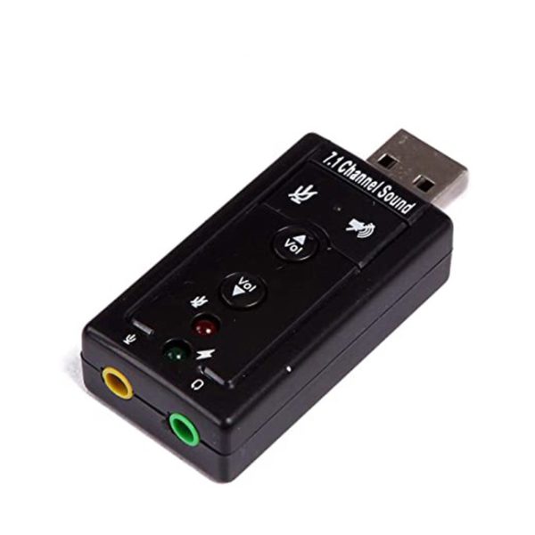Adaptador sonido externa usb v7.1