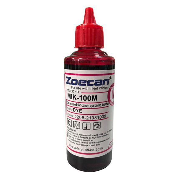 Tinta refil universal para sistema continuo / cartucho 100ml