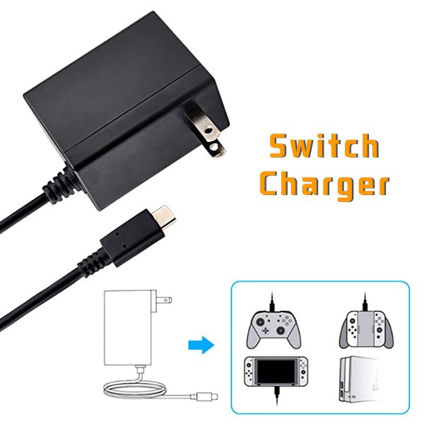 Cargador 15v 2.6a para nintendo switch