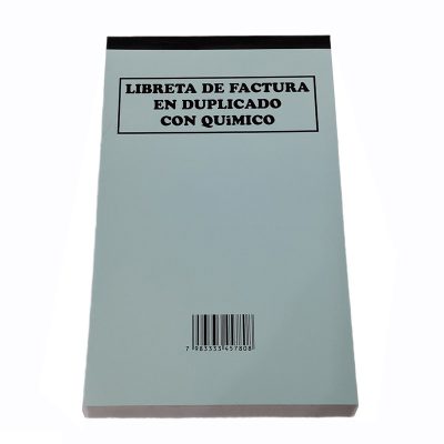 Libreta de factura grande con copia