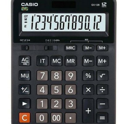 Calculadora casio 12 dig 35.5mm*155*210