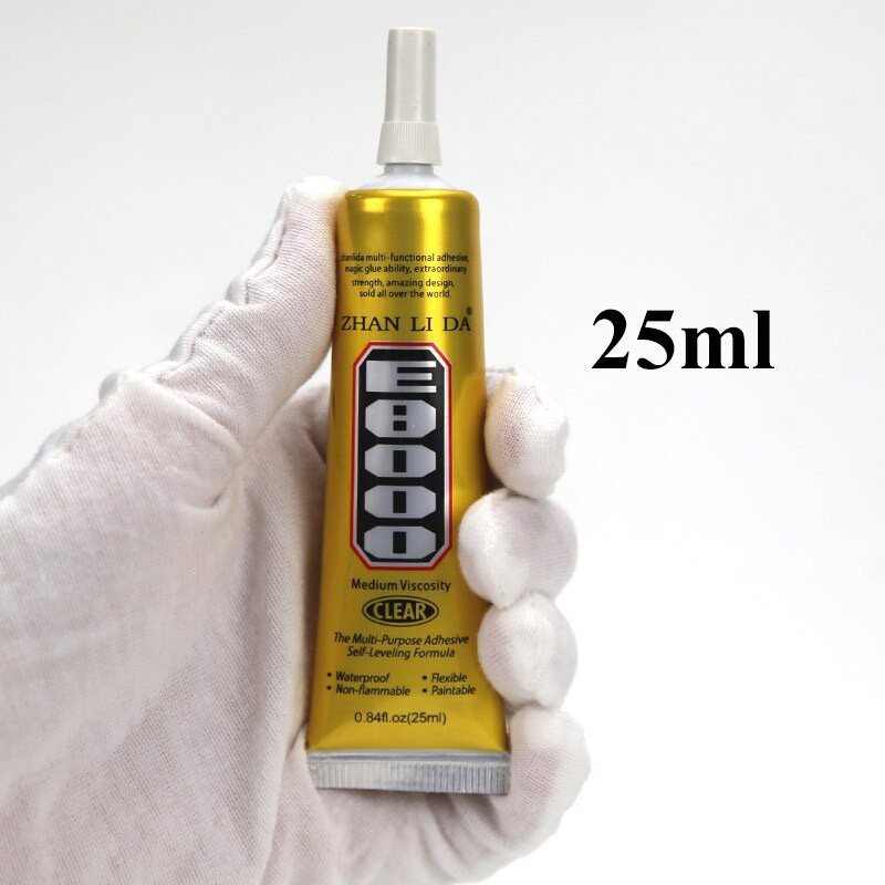 Adhesivo multi-propósito pegamento para joyería DIY pantalla reparación E8000