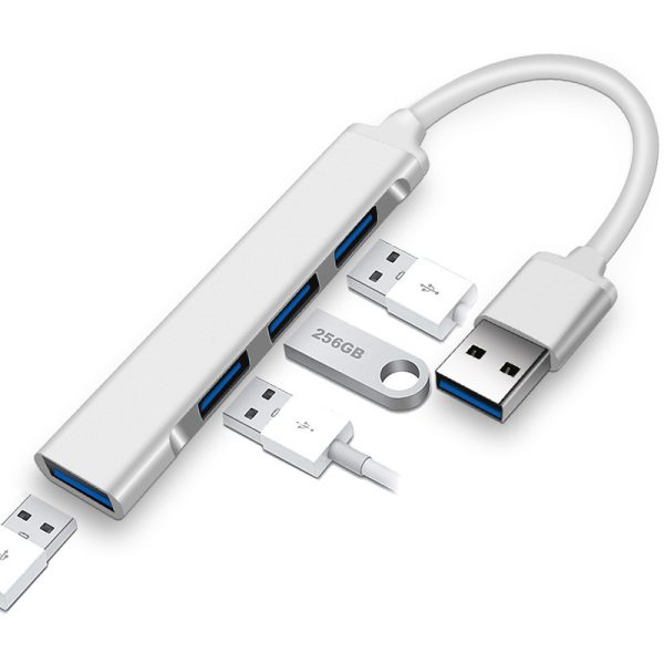 Adaptador hub usb 4 x USB 3.0 a USB 3.0 aleación de aluminio