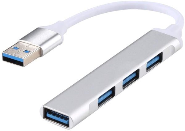 Adaptador hub usb 4 x USB 3.0 a USB 3.0 aleación de aluminio